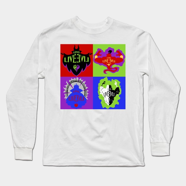 Long Live Evil Long Sleeve T-Shirt by SimplePeteDoodles